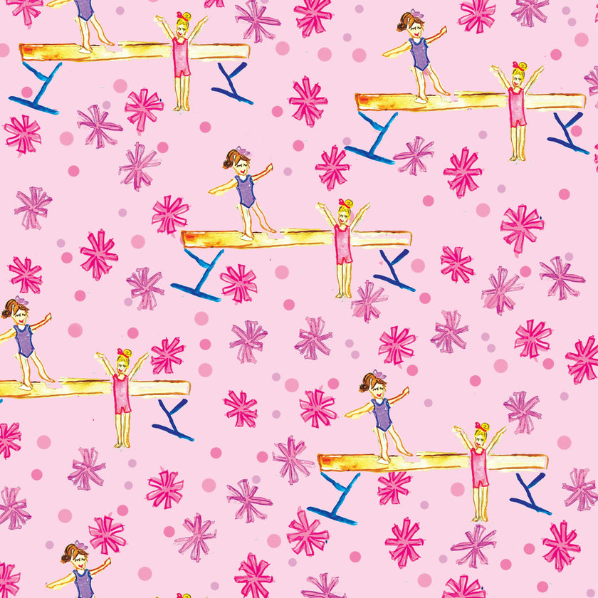 Gymnastics Minky Blanket