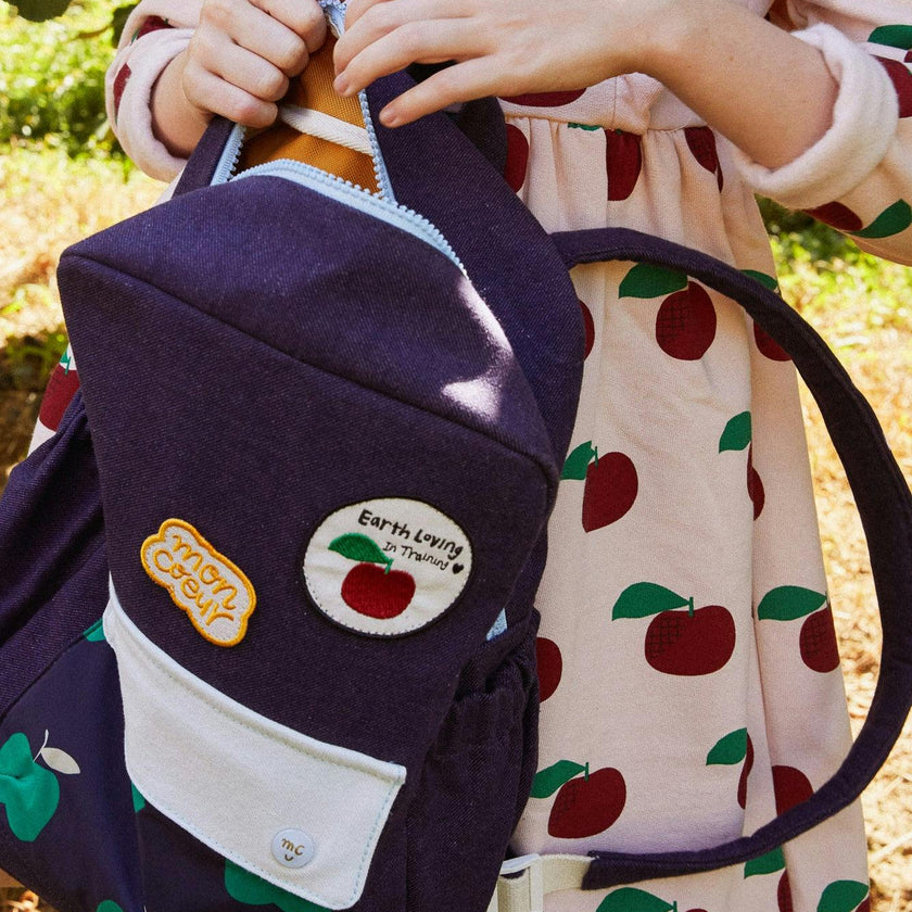 Recycled Cotton Apples Kid Ruffle Dress
