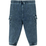 Infant Buttondown Denim Jogger Set