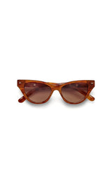 Suzy Sunglasses in Dark Tortoise Stripe