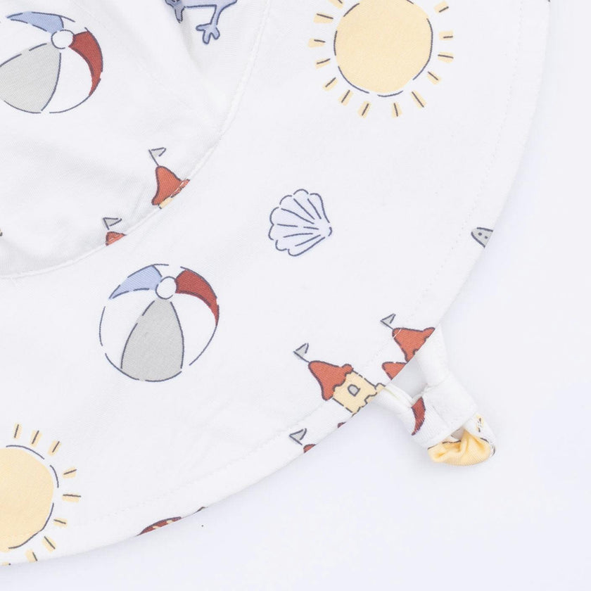 Sunny Sandcastles - Wide Brim Sun Hat