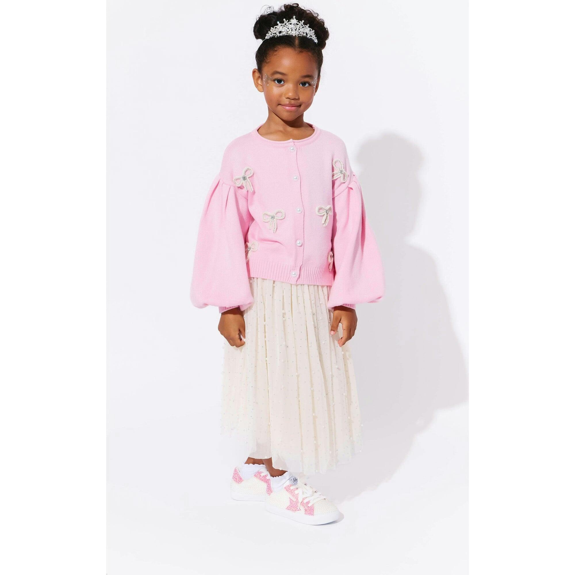 Pearl Bow Cardigan