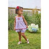 Evie Bloomer Set - Patriotic Plaid