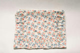 April Posies Timeless Floral Ruffle Zipper Pouch
