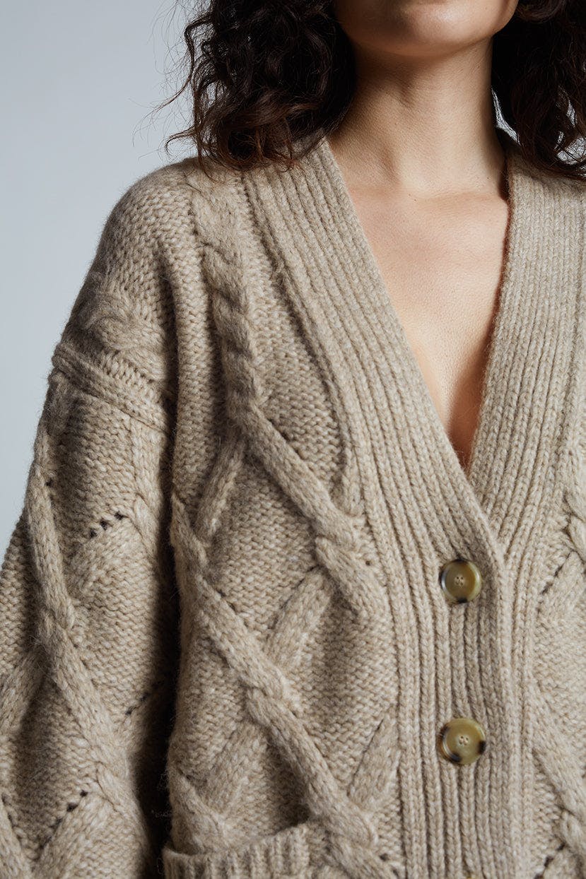 KAYLN CARDI | OATMEAL MELANGE