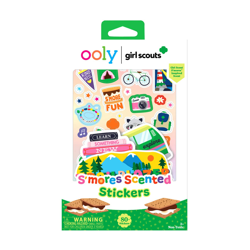OOLY x Girl Scouts S’mores™ Scented Stickers