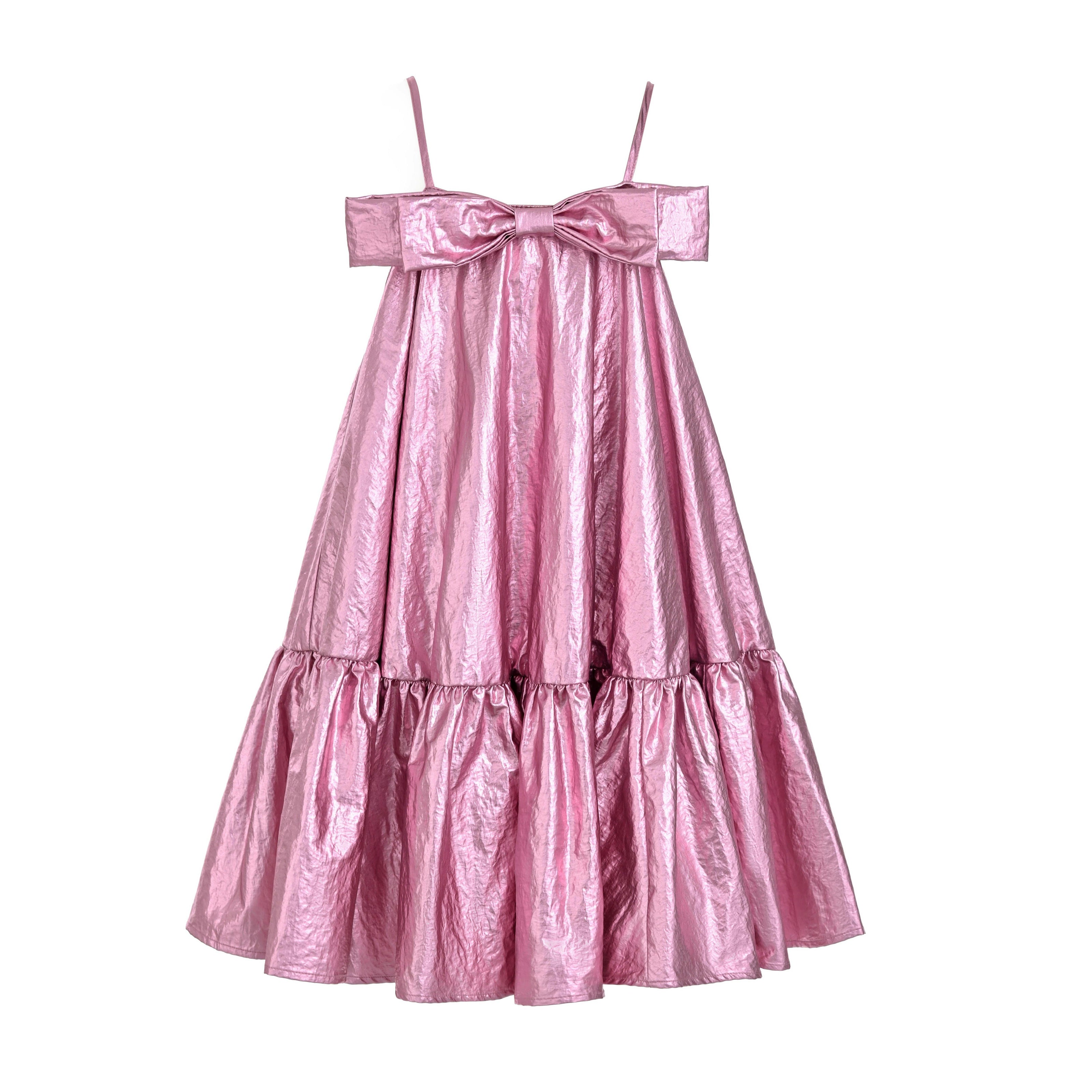 Pink Celestelle Bow Party Dress