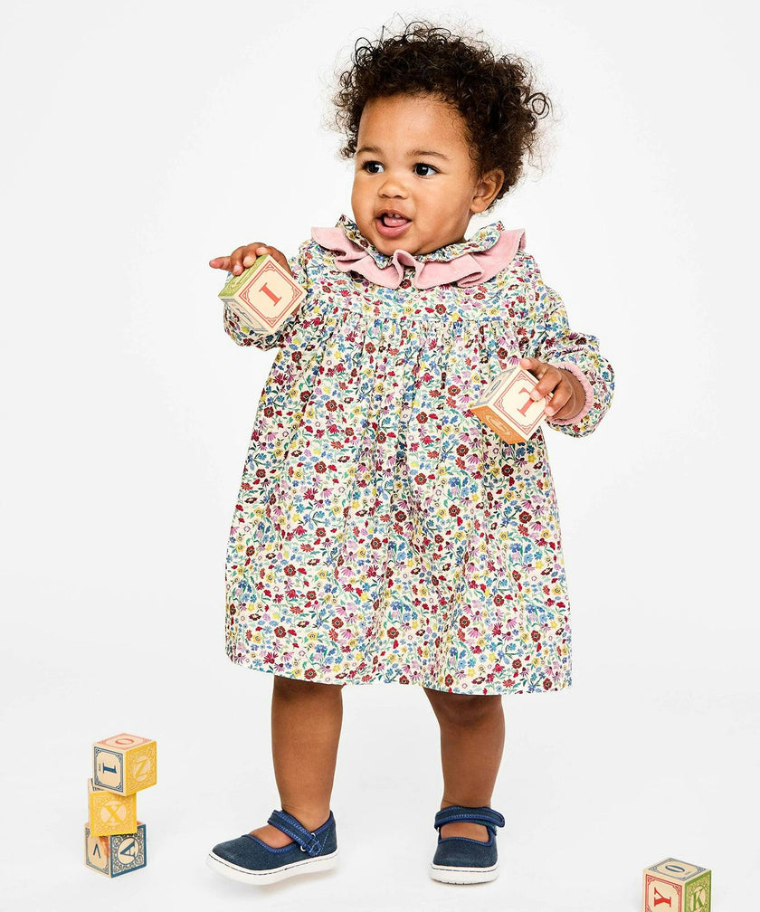 Sassy Dress, Burgundy Coneflower Floral