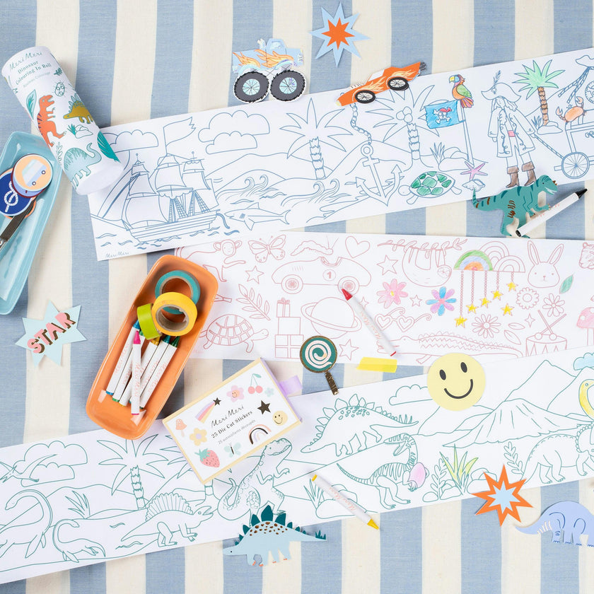 Happy Icons Coloring Roll