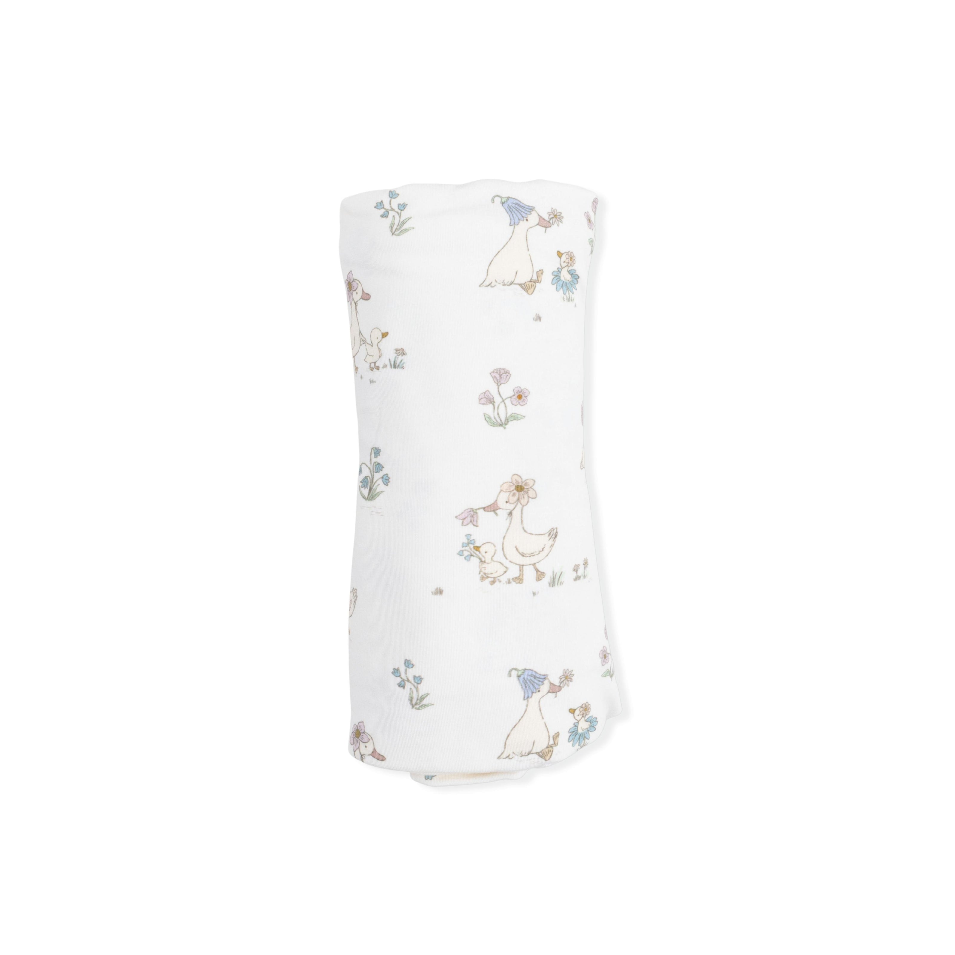 Flower Ducklings - Swaddle Blanket