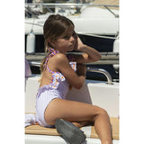 Lavander cherry swimsuit