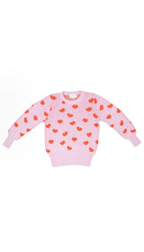 Love Hearts Jumper | Bubble Gum