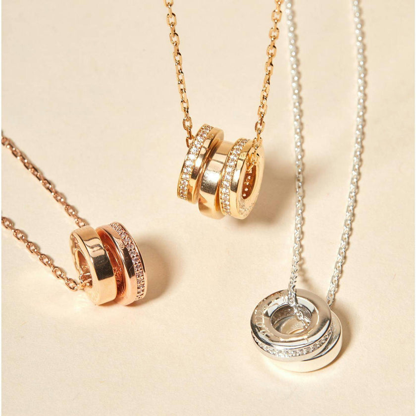 Personalized Unity Necklace 18k Rose Gold Plated