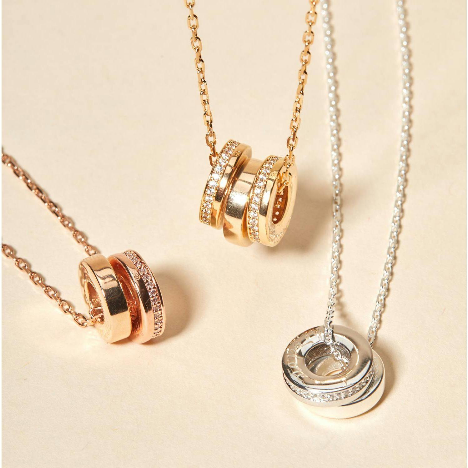 Personalized Unity Necklace 18k Rose Gold Plated