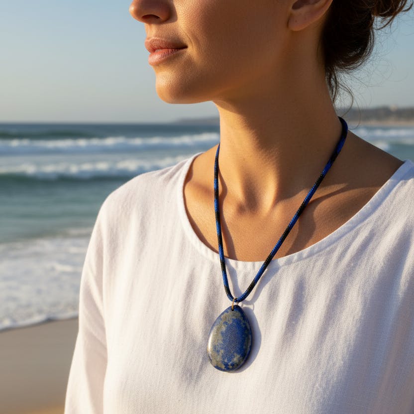 Lola Sodalite Pendant Necklace