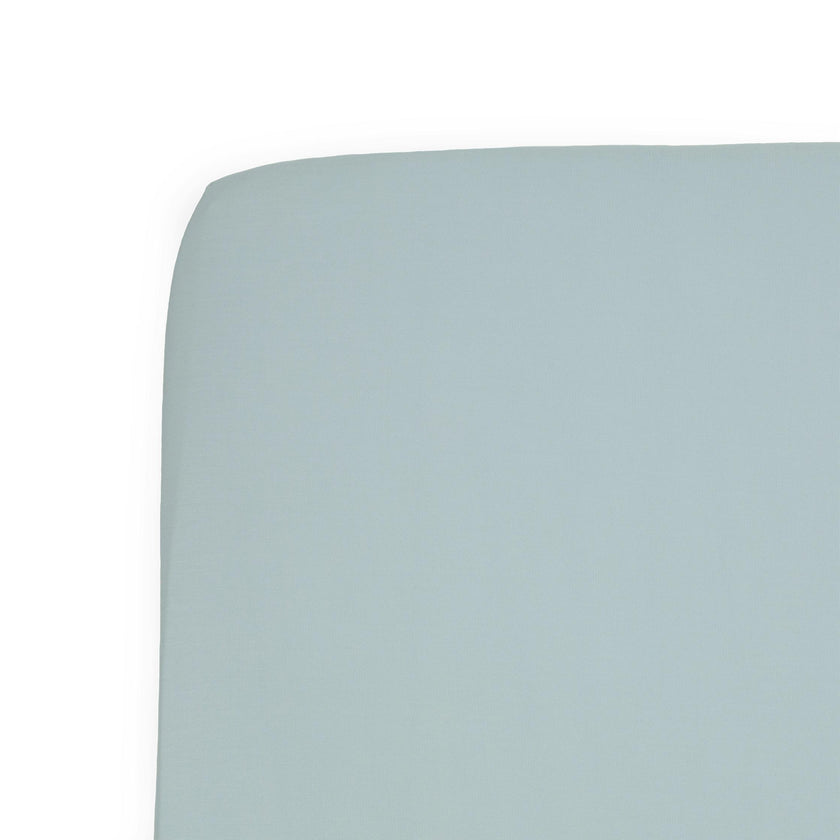 Stretch Knit Crib Sheet - Powder Blue