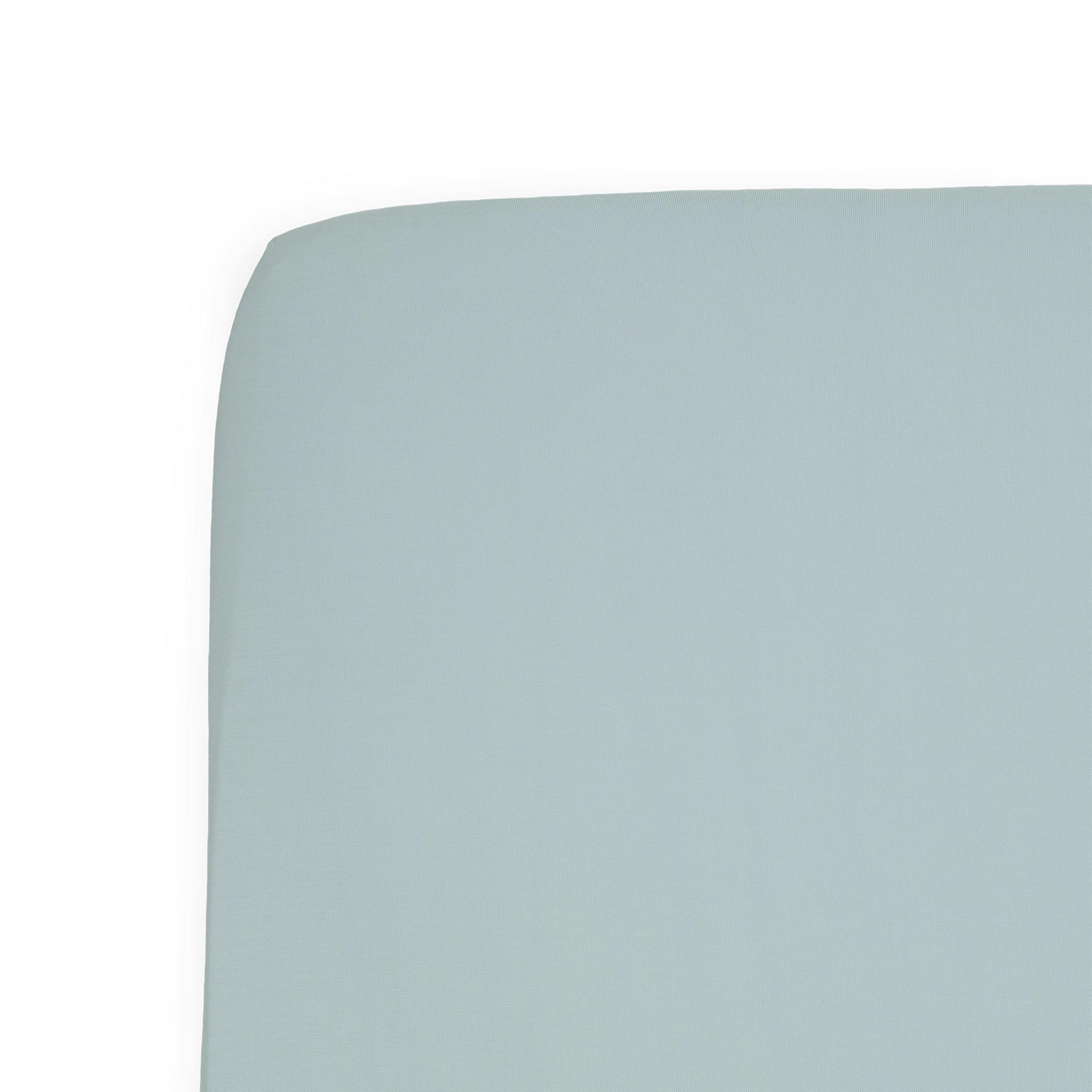Stretch Knit Crib Sheet - Powder Blue