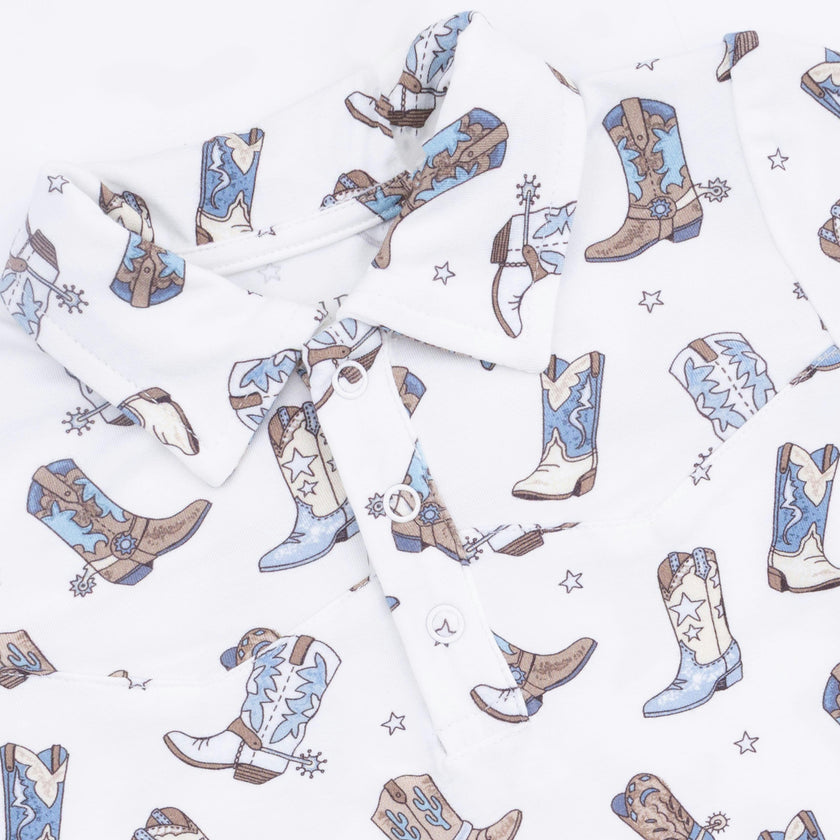 Cowboy Boots - Cowboy Polo with Casual Short