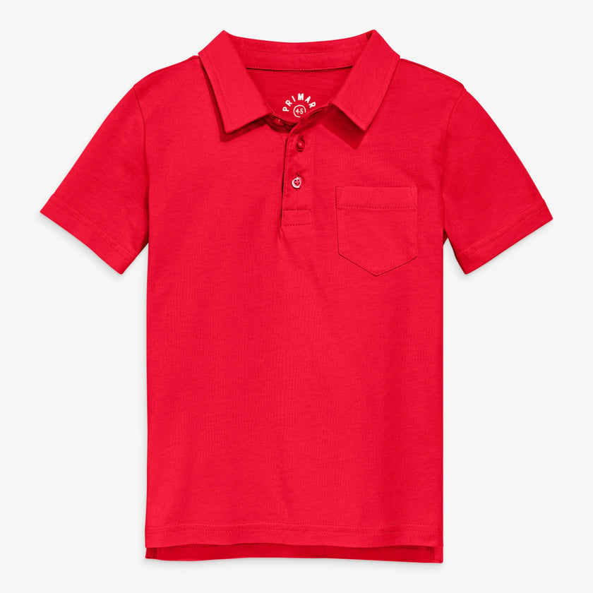 Kids short sleeve polo