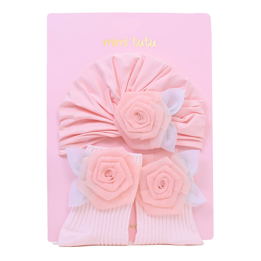 Pink Pastel Rose Gift Set