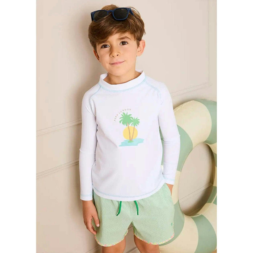 Oasis Rashguard in White (12mths-6yrs)