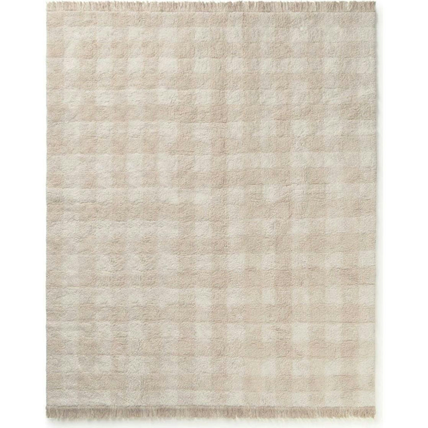 Washable Rug Vichy Ivory