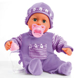 First Words Baby: Purple & Flower