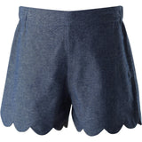 Chambray Scalloped Set