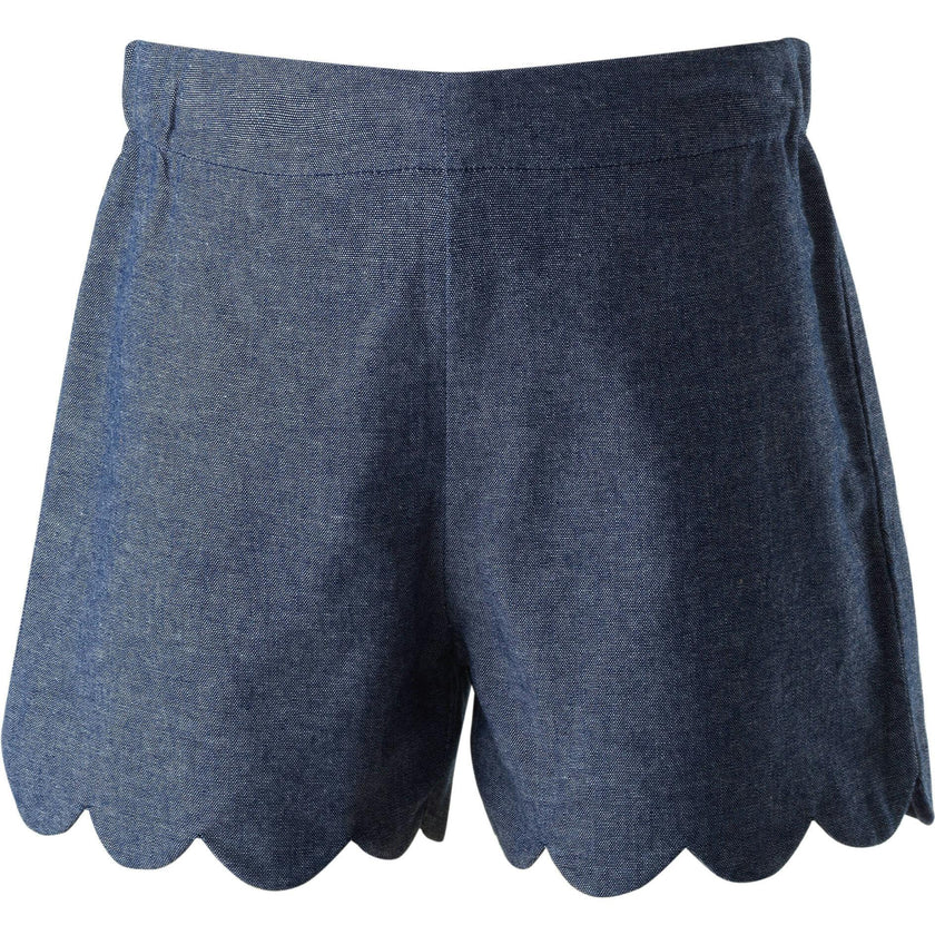 Chambray Scalloped Set