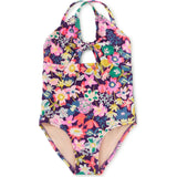 Cut Out One Piece Swimsuit, Multi