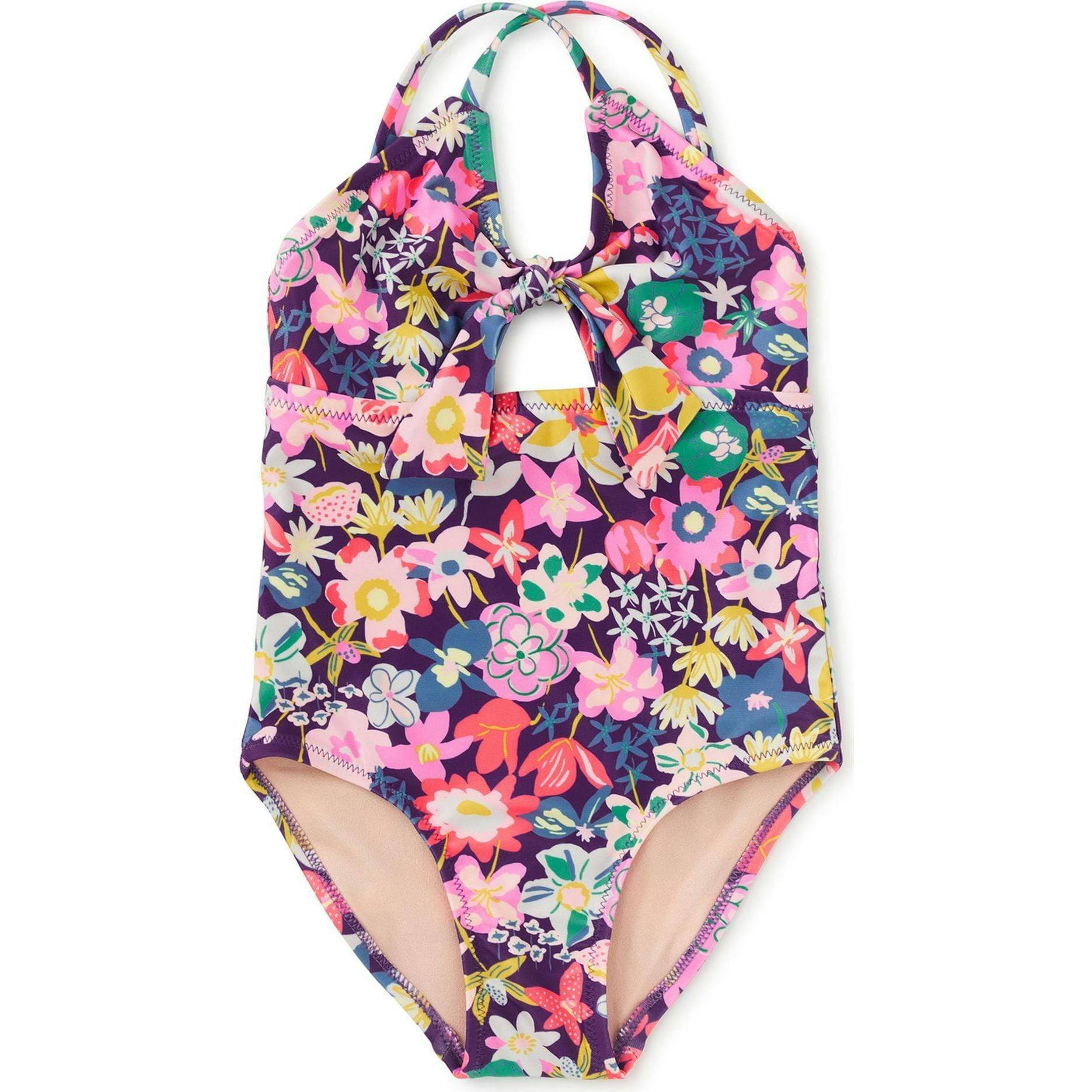Cut Out One Piece Swimsuit, Multi