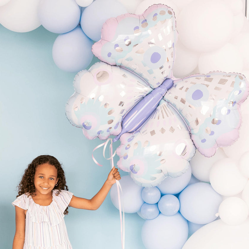 Fairy Garden Butterfly Mylar Balloon
