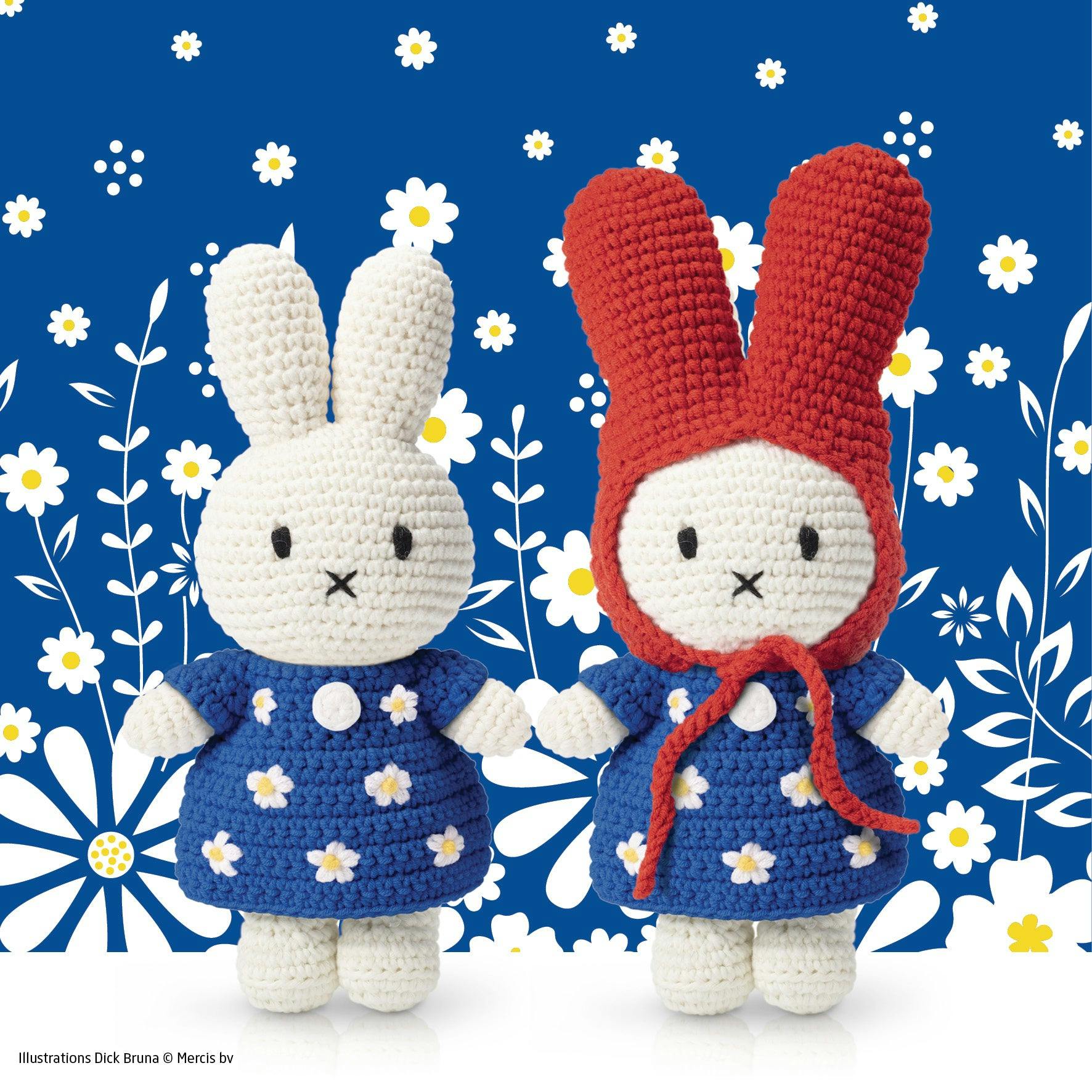 Miffy in Little Flower Crochet Dress