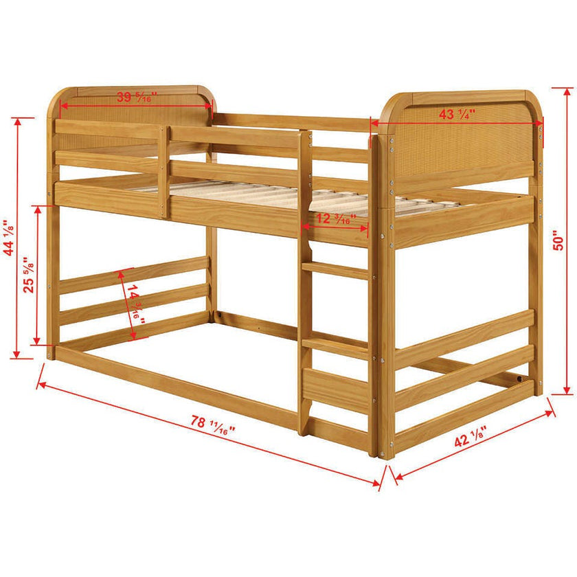 P’kolino Curva Rattan Bunk Bed
