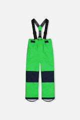 Light Weight Two Piece Chill Snowsuit Blue And Green Checkered Print