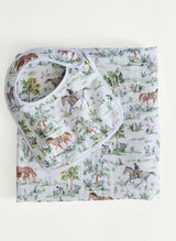 Baby Bib & Shawl Blanket Set - Hunter Pace