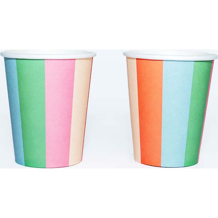 Vibrant Striped Party Pack – Paper Plates