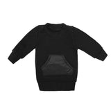 Baby Unisex Puffed Pocket Sweater