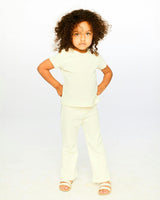Crinkle Jersey Leggings Off White