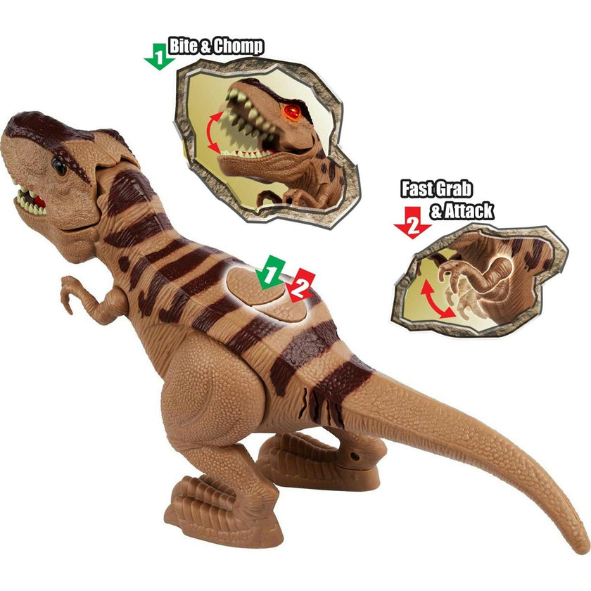 Pre-Historic Times: Lights & Sounds T-REX Transporter Truck