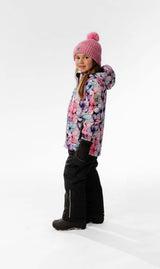 Light Weight Two Piece Chill Snowsuit Purple Floral Print