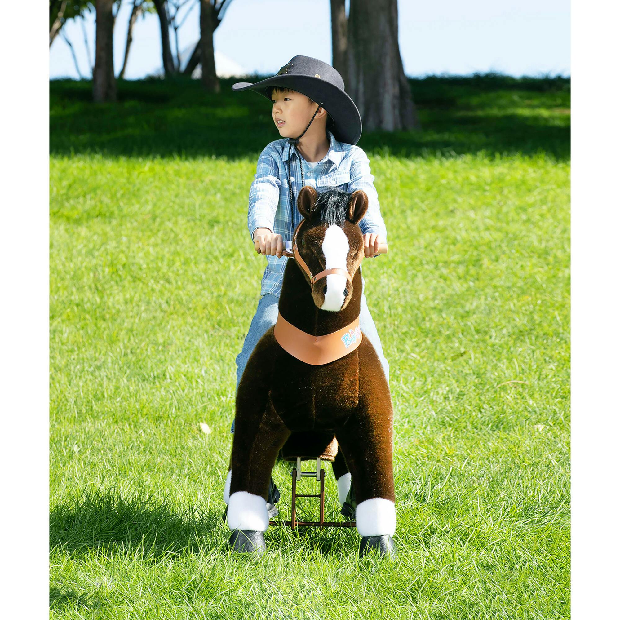 Model U® Horse Ride-On Toy Age 7+ – Chocolate
