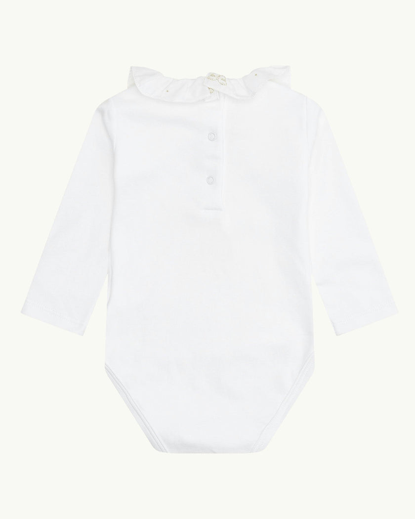 Angel Wing™ Ruffle Collar Onesie