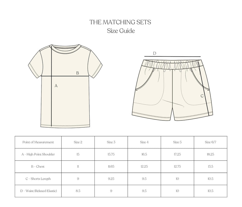 T-Shirt Set in Macaroni
