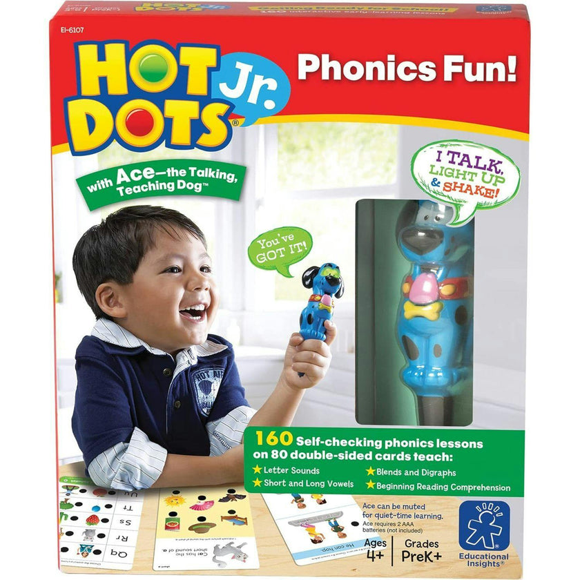 Hot Dots® Jr. Phonics Fun! Set with Ace Pen
