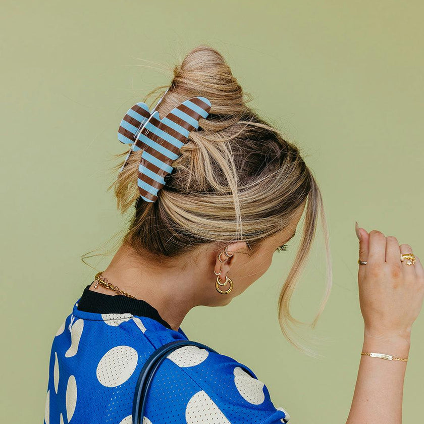 POLKA DOT & STRIPED OVERSIZED CLAWS