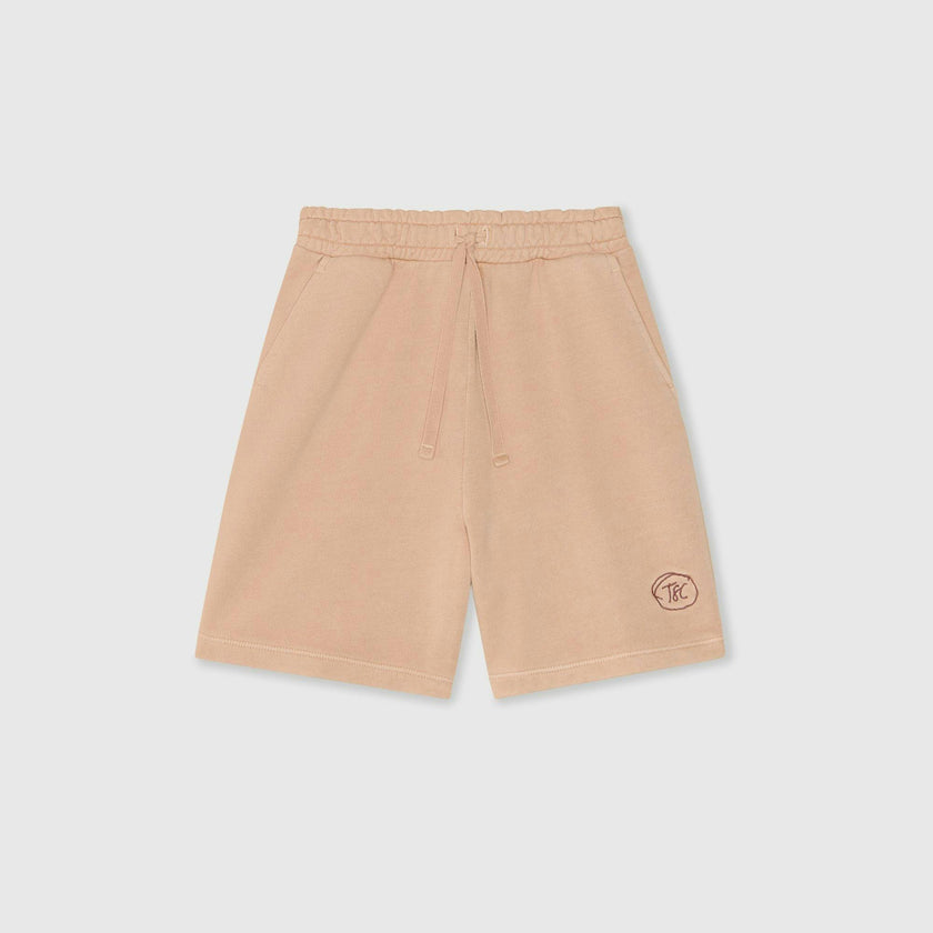 Natural Dye Everyday Shorts in Latte