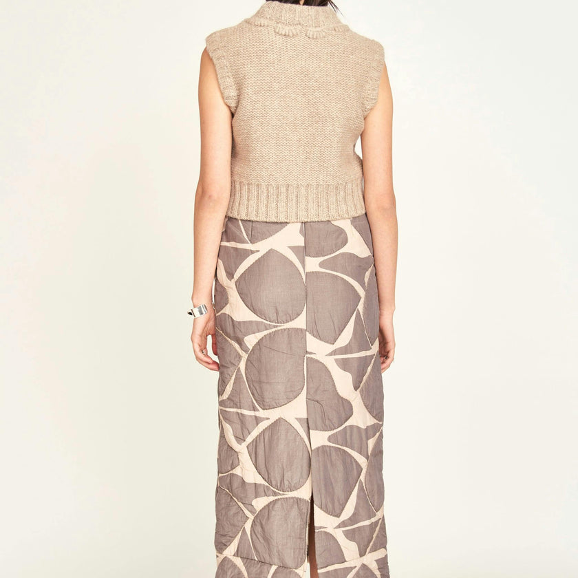 Lombok Skirt in Charcoal Jurassic