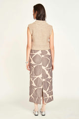 Lombok Skirt in Charcoal Jurassic