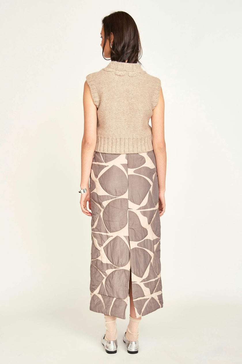 Lombok Skirt in Charcoal Jurassic